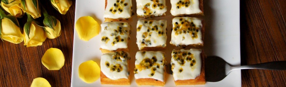 Passionfruit Madeira Cake