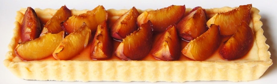 Orange and Roasted Nectarine Cheesecake&nbsp;Tart