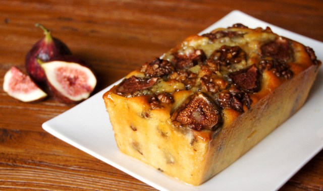 Walnut and Fig Cake with Brandy Syrup