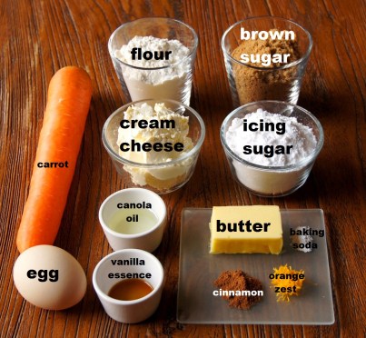 Ingredients: Carrot Cake Sandwich Cookies