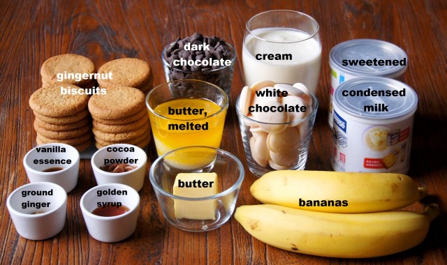 Ingredients: Doube Chocolate Banoffee Tart