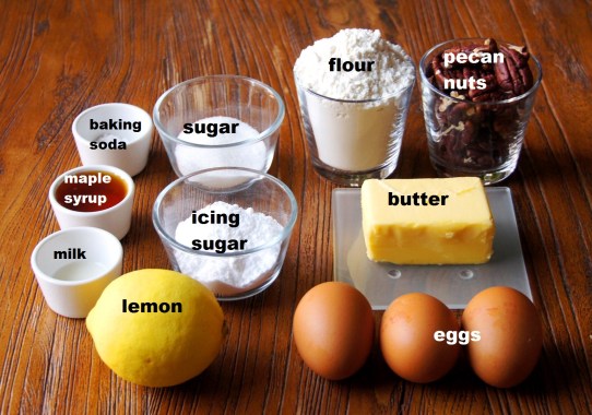 Ingredients: Maple, Pecan and Lemon Loaf